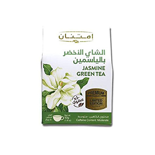 شاي أخضر بالياسمين امتنان ٥٠ جرام