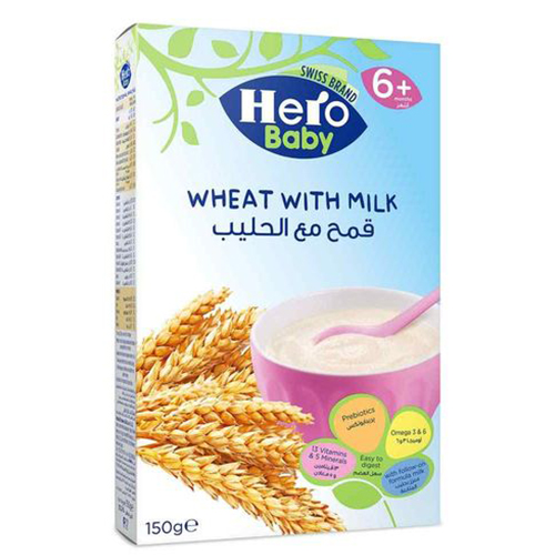 هيرو حبوب قمح مع الحليب150جم