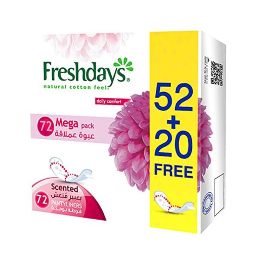 freshdays normal scented 72pcs