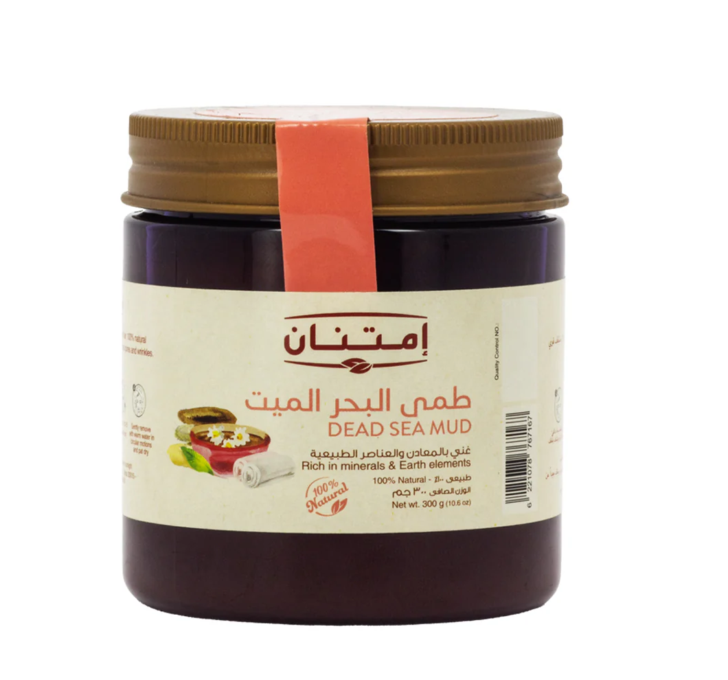 طمي البحر الميت IMTENAN DEAD SEA MUD 300GM - صيدليات د ابرام الجديده