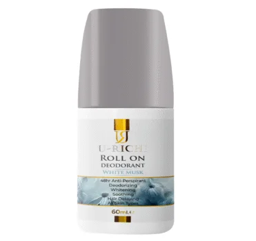 U-RICHI ROLL ON DEODORANT WHITE MUSK 60ML