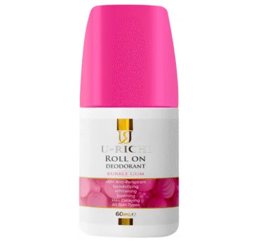 U-RICHI ROLL ON DEODORANT BUBBLE GUM 60ML