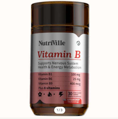 NUTRIVILLE VITAMIN B 30CAP
