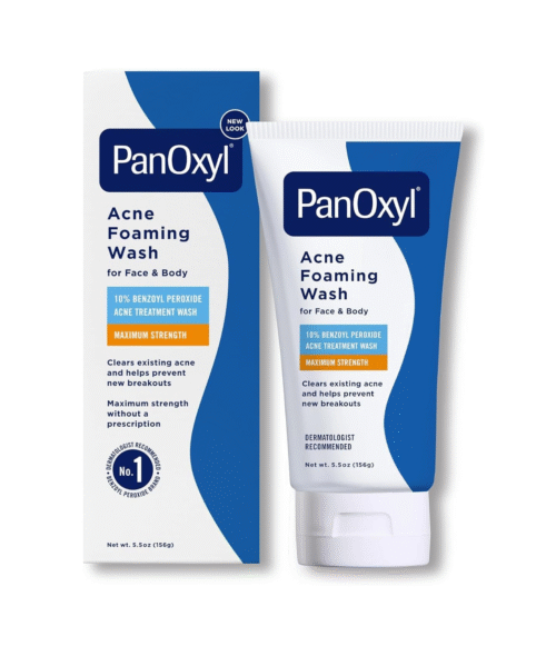 PanOxyl Foaming Acne Maximum Strength Wash Benzoyl Peroxide 10% 5.5 Ounce
