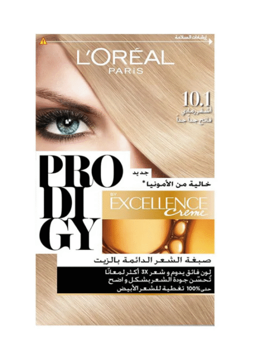 LOREAL PRO DIGY اشقر رمادي فاتح جدا جدا 10.1