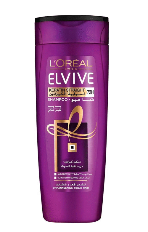 LOREAL ELVIVE شامبو كيراتين الموف الجديد 400مل