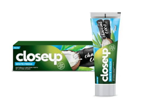 CLOSE UP 75ML فحم وجوز الهند
