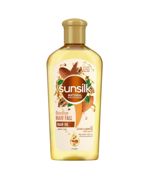 SUNSILK زيت للشعر بالخروع واللوز 250مل