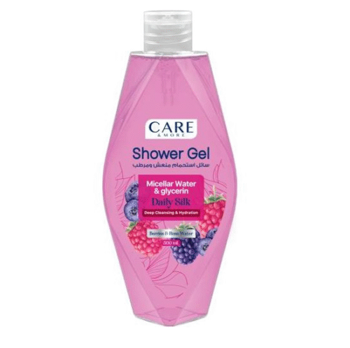CARE and MORE SHOWER GEL BERRIES &ROSE WATER 500ML