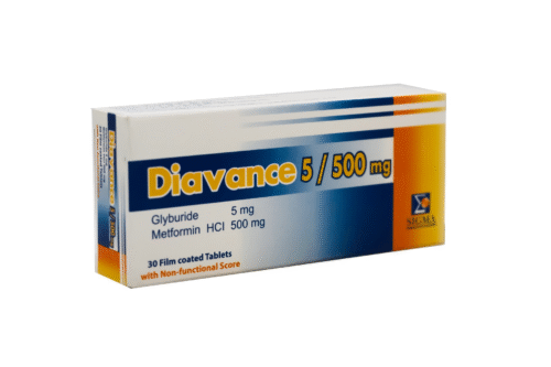 DIAVANCE 5/500 MG 30 TAB