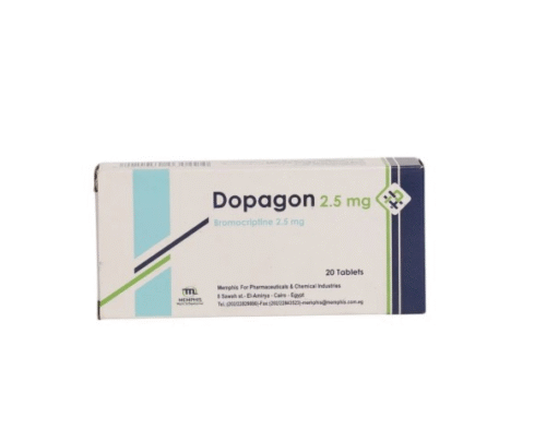 DOPAGON 2.5 MG 20 TAB