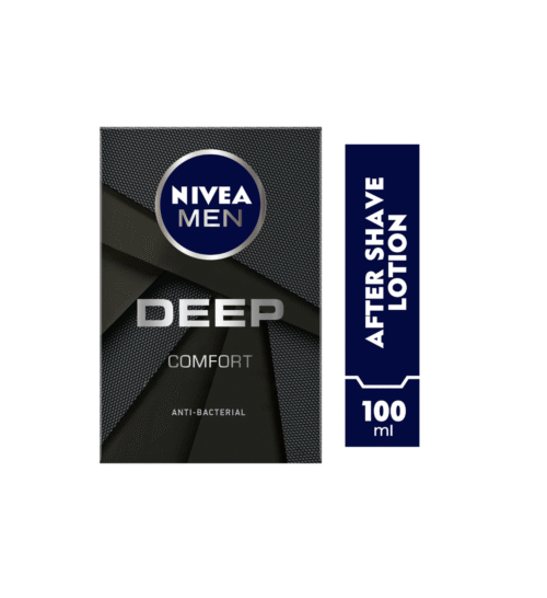 NIVEA ديب لوشن بعد الحلاقة للرجال الاسود 100مل