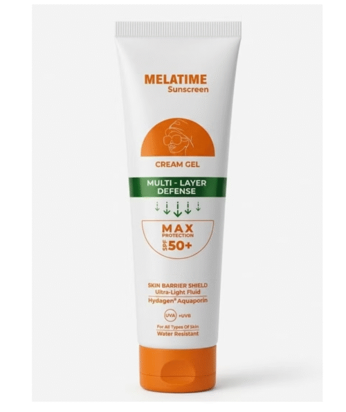MELATIME SUNSCREEN CREAM GEL SPF50+ 60GM