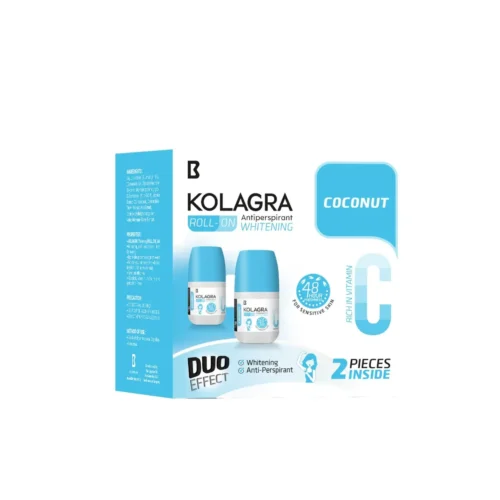 kolagra Whitening roll on Coconut 1+1 (2-in-1)