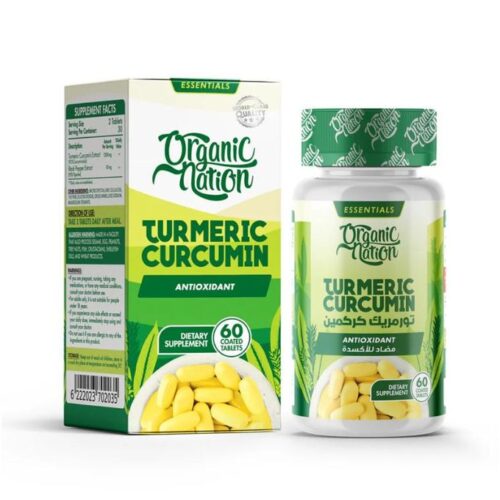 ORGANIC NATION TURMERIC CURCUMIN  60TAB