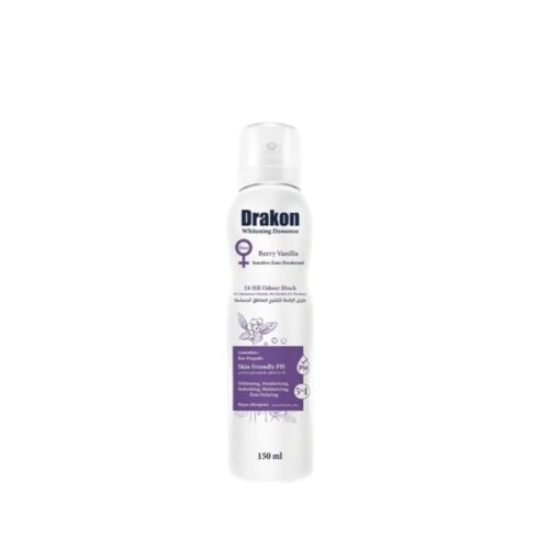 DRAKON WHITENING DEODORANT SPRAY BERRY VANILLA 150ML