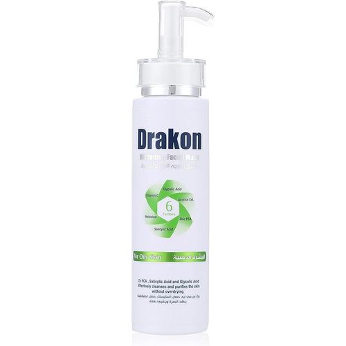 DRAKON WHITENING FACIAL WASH OILY SKIN 200ML