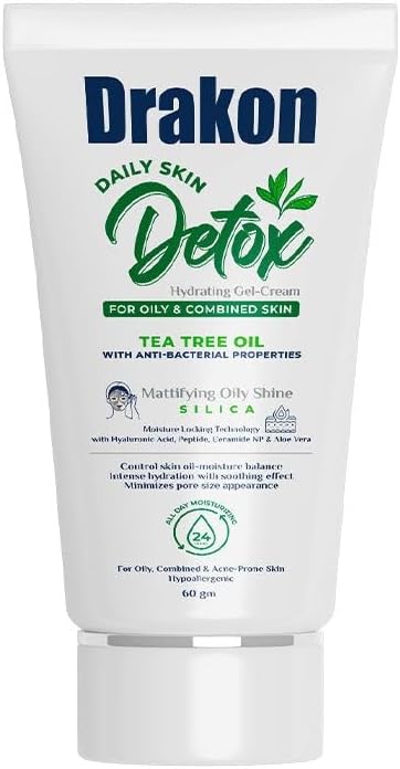 DRAKON DETOX HYDRATING GEL-CREAM TEA TREE OIL 60ML