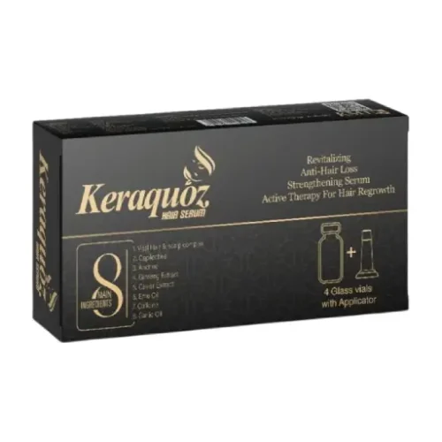 KERAQUOZ HAIR SERUM 5 GLASS VIAL+APPLICATOR