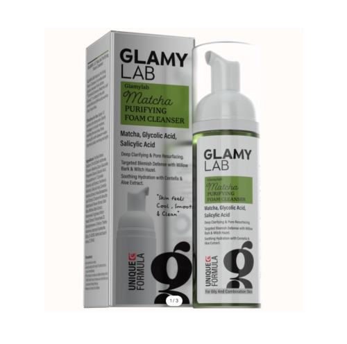 GLAMY LAB MATCHA PURIFYING FOAM CLEANSER 150ML
