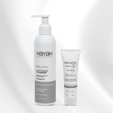 +HAYAH LIGHTENING CLEANSER + CREAM SPF 50