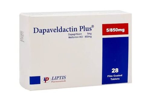 DAPAVELDACTIN PLUS 5/850 MG 28 TAB